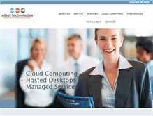 Tablet Screenshot of adopttechnologies.com